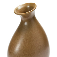 Stoneware Organic Shaped Vase with Speckled Reactive Glaze Greenhouse Home