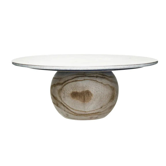 Stoneware Pedestal, [product_price]- Greenhouse Home