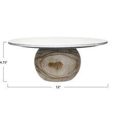 Stoneware Pedestal, [product_price]- Greenhouse Home