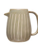 Stoneware Pitcher, 7.5