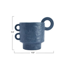 Stoneware Planter w/Handles Bloomingville