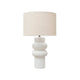 Stoneware Table Lamp w/ Linen Shade Greenhouse Home