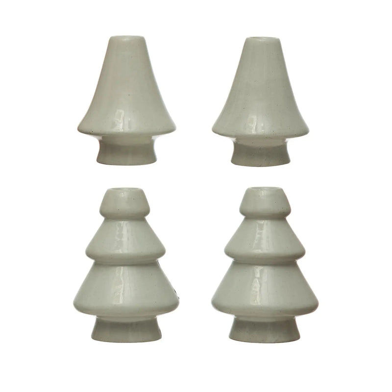 Stoneware Tree Taper Holders, [product_price]- Greenhouse Home
