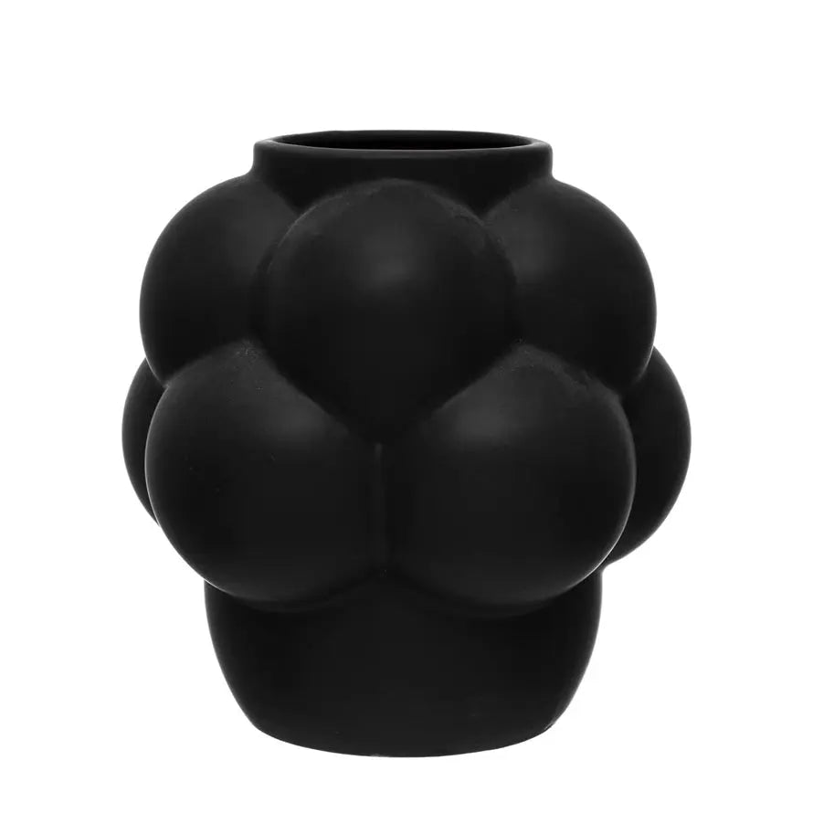 Stoneware Vase w/ Raised Dots Greenhouse Home