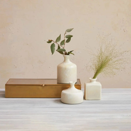 Reactive Glaze Stoneware Vase Greenhouse Home