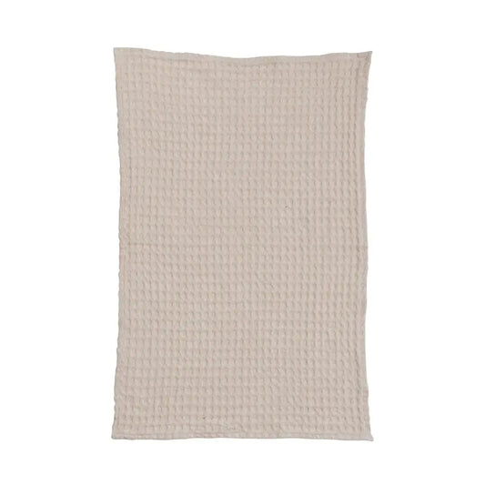 Stonewashed Cotton Waffle Weave Tea Towel Greenhouse Home