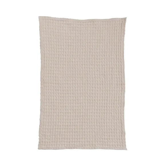 Stonewashed Cotton Waffle Weave Tea Towel Greenhouse Home