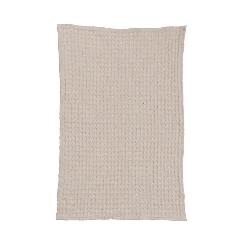 Stonewashed Cotton Waffle Weave Tea Towel Greenhouse Home