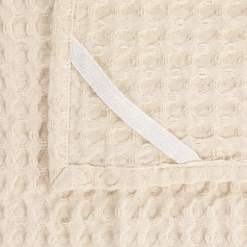 Stonewashed Cotton Waffle Weave Tea Towel Greenhouse Home