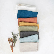 Stonewashed Linen Cocktail Napkins, Set of 4, [product_price]- Greenhouse Home