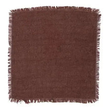 Stonewashed Linen Fringe Napkin Greenhouse Home
