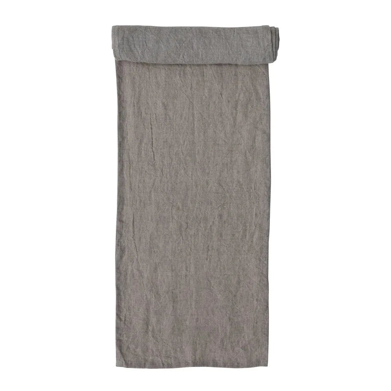 Stonewashed Linen Table Runner Greenhouse Home