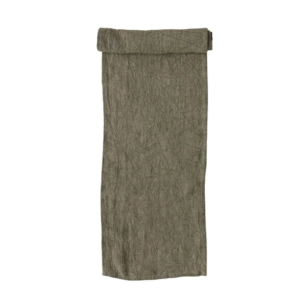 Stonewashed Linen Table Runner, [product_price]- Greenhouse Home