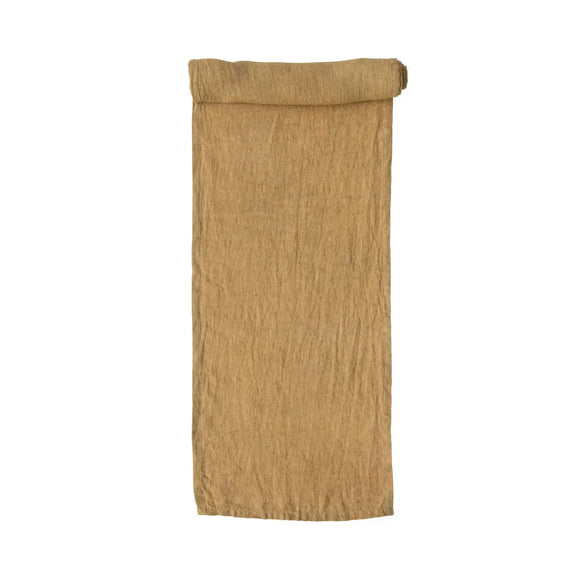 Stonewashed Linen Table Runner Greenhouse Home