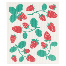 Strawberries Swedish Dishcloth - Greenhouse Home