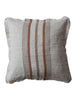 Striped Woven Pillow with Fringe Greenhouse Home