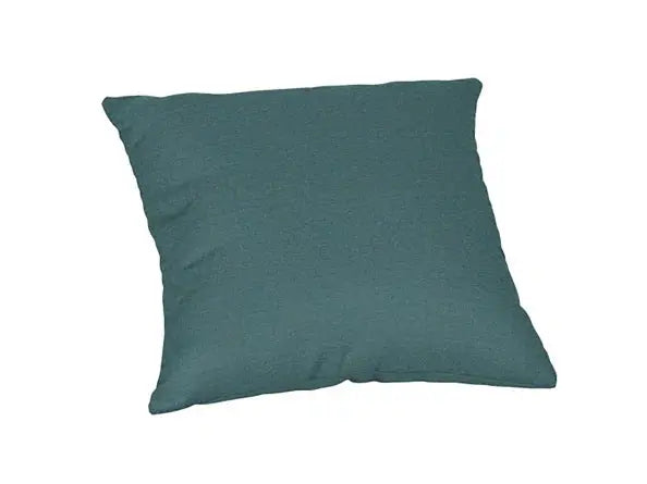 Sunbrella Square Outdoor Pillow, Cast Lagoon Casual Cushion