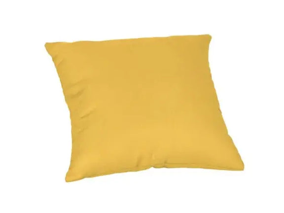 Sunbrella Square Outdoor Pillow, Spectrum Daffodil Casual Cushion