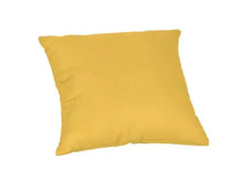 Sunbrella Square Outdoor Pillow, Spectrum Daffodil Casual Cushion