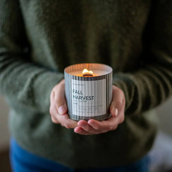 Sunkissed Wood Wick Rustic Vintage Farmhouse Wood Wick Candle: 10oz Anchored Northwest
