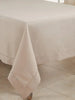 Tablecloth with Hemstitched Border, Taupe Saro Lifestyle