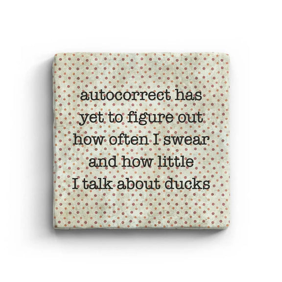 Talk About Ducks - Marble Coaster, [product_price]- Greenhouse Home