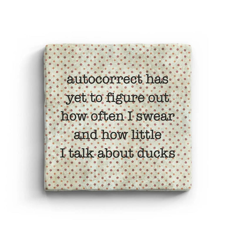 Talk About Ducks - Marble Coaster, [product_price]- Greenhouse Home