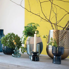 Stoneware Pillar/Taper Holder - Greenhouse Home