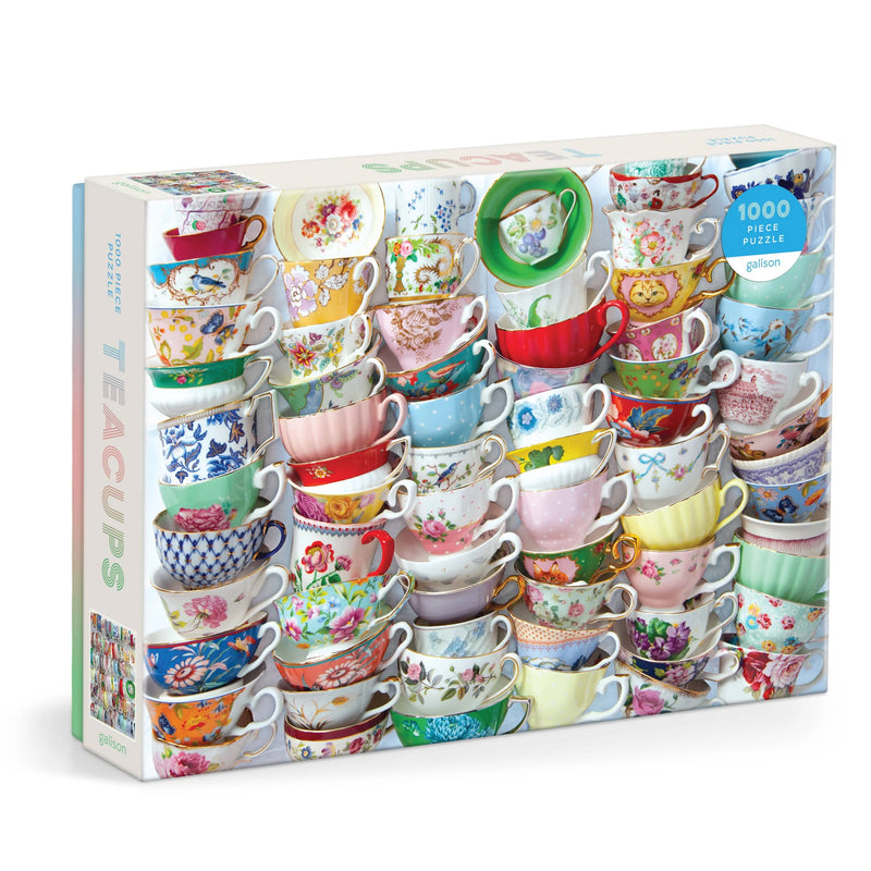 Teacups 1000 Piece Puzzle Chronicle Books
