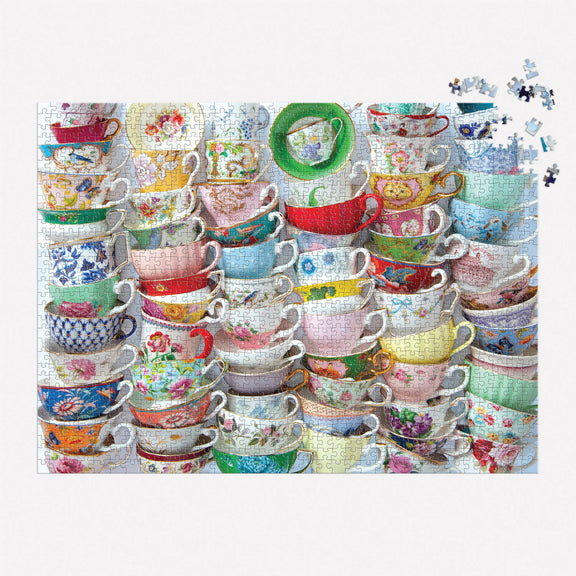 Teacups 1000 Piece Puzzle Chronicle Books