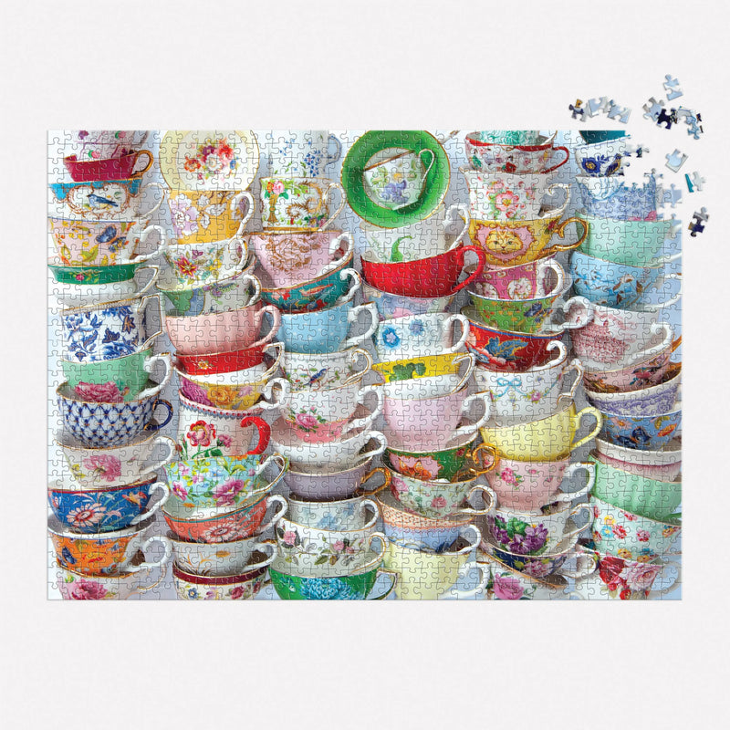 Teacups 1000 Piece Puzzle Chronicle Books
