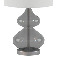 Grey Glass Clear Table Lamp, [product_price]- Greenhouse Home