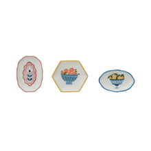 Textured Stoneware Dish, Multi Color Greenhouse Home