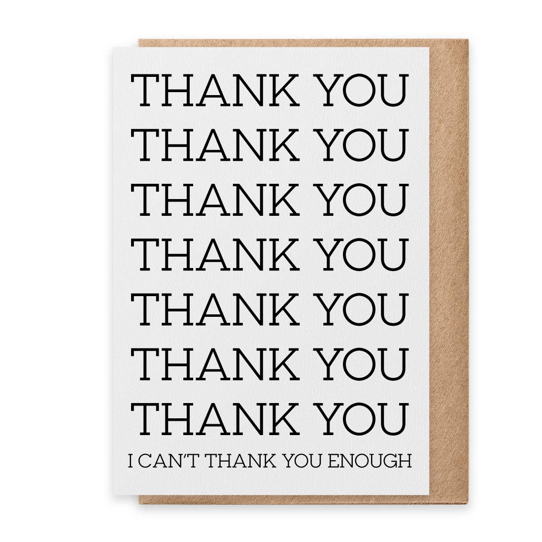 Thank You Enough - Greeting Card Paisley & Parsley