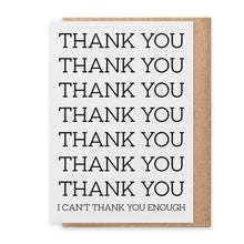 Thank You Enough - Greeting Card Paisley & Parsley