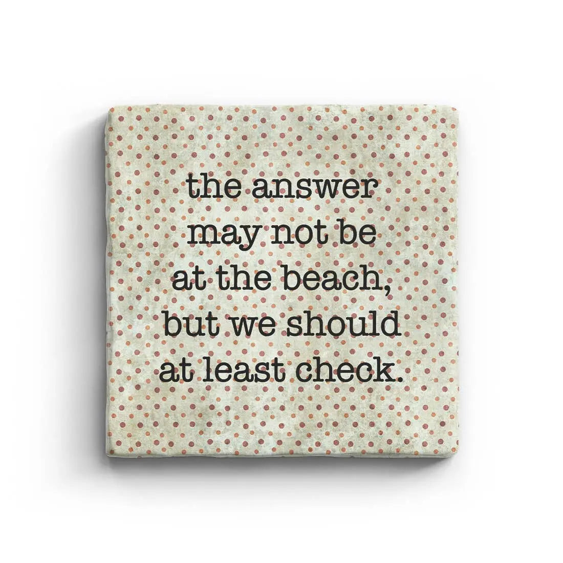 The Answer - Marble Coaster Paisley & Parsley