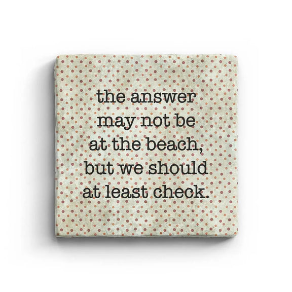 The Answer - Marble Coaster Paisley & Parsley