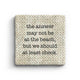 The Answer - Marble Coaster Paisley & Parsley