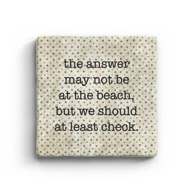 The Answer - Marble Coaster Paisley & Parsley