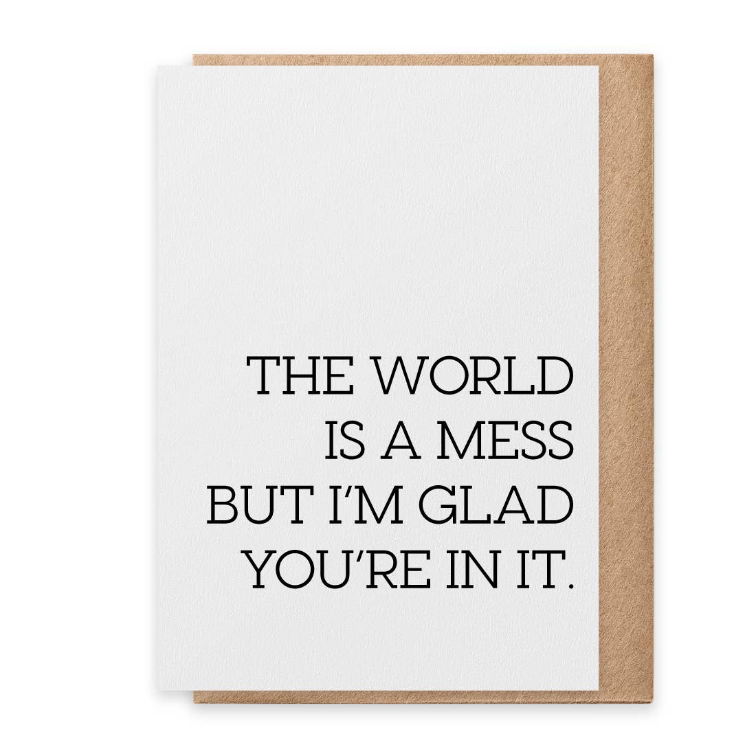 The World Is a Mess - Greeting Card Paisley & Parsley