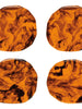 Tortoise Shell Resin Coaster, Set of 4 Danica Heirloom