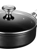 Toughened Nonstick Pro Sauté Pan with Glass Lid 4.25 qt. - Greenhouse Home