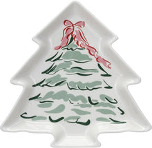 Tree Shaped Plate with Christmas Tree Greenhouse Home