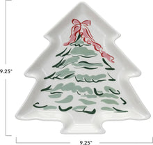 Tree Shaped Plate with Christmas Tree Greenhouse Home