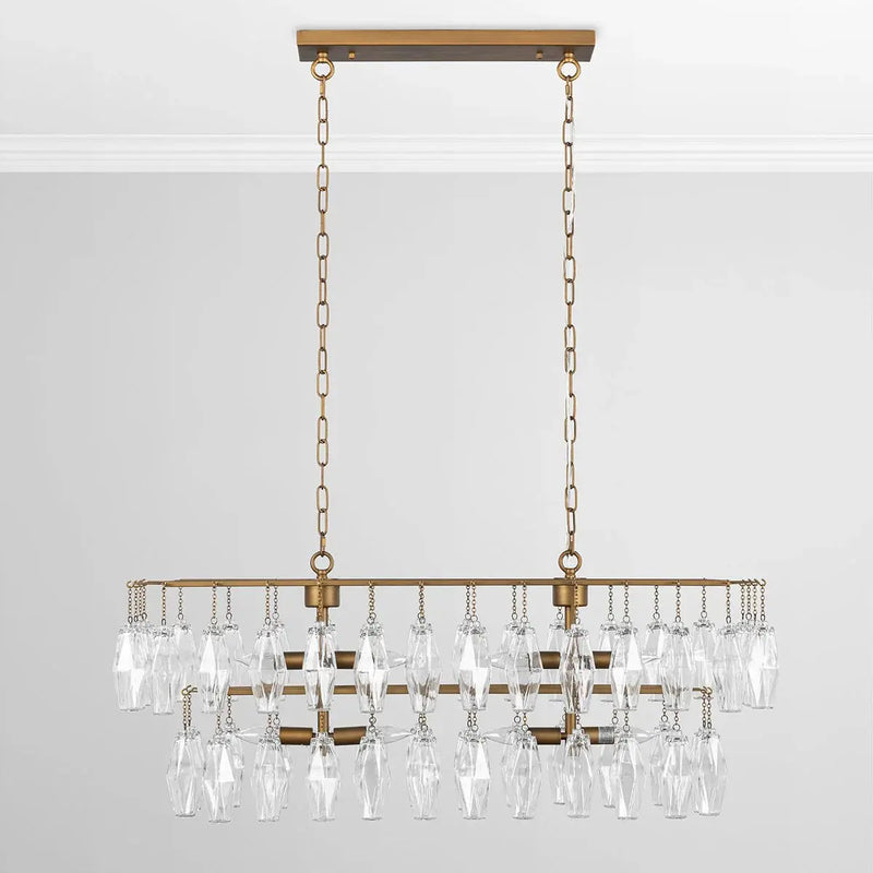 Tressia Glass Chandelier, [product_price]- Greenhouse Home