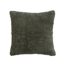 Tufted Throw Pillow w/Chambray Back Greenhouse Home