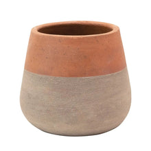 Two-Tone Terracotta + Cement Planter - Greenhouse Home