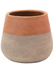 Two-Tone Terracotta + Cement Planter - Greenhouse Home