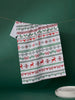 Ugly Sweater Day Tea Towel Geometry
