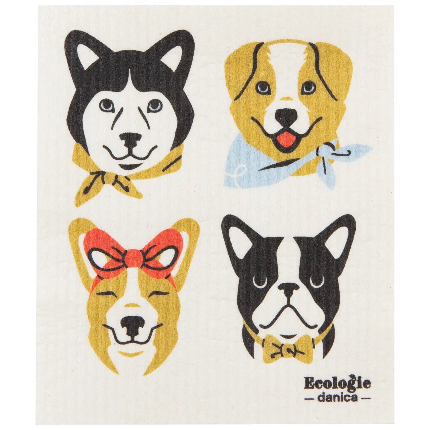 Uptown Dogs Swedish Dishcloth Ecologie